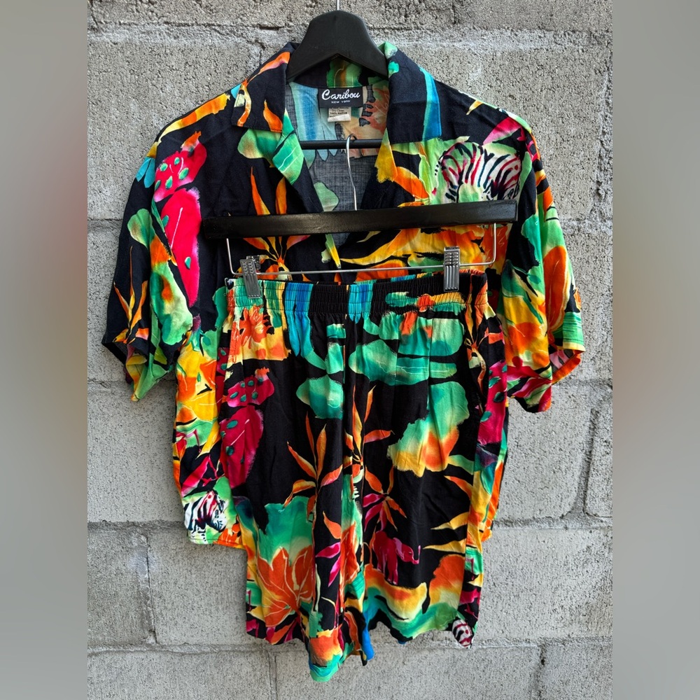 Vintage Safari Short Set